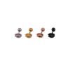 Mini ins Acero Inoxidable 316L Relámpago Ojos de Serpiente Gotas de Agua Aretes Perforación Joyería Venta al por Mayor