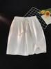 Shorts de Waffle para Hombre Verano Delgado 2025 Nuevo Estilo Coreano Holgado Casual Deportivo Marca de Moda Cinco Puntos Examen de Ingreso a la Escuela Secundaria Ropa para Hombre