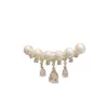 Broche de Borla de Perlas de Alta Gama con Forma de Gota de Agua, Accesorios de Ramillete de Traje Lujosos y Exquisitos, Pin Fijo Anti-Exposición para Ropa de Mujer