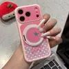 Suporte Criativo de Morango e Maçã para Capa de Celular Apple 17promax Meninas Simples 16/15 Janela Grande 14