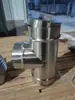 Tubo de Escape de Acero Inoxidable Codo de Chimenea Codo en T Tapa Resistente a la Intemperie Accesorios para Estufas de Leña