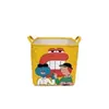 Cesta de Almacenamiento para Maletero de Coche Infantil Linda Cesta de Almacenamiento de Gran Capacidad Caja de Almacenamiento Plegable de Dibujos Animados Bolsa de Almacenamiento para Artículos Varios
