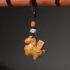 Boa Sorte no Ano do Cavalo, Presente do Cavalo do Zodíaco, Cavalo Tang Tendência Chinesa Atrai-Fortuna Brinquedo de Chá, Ornamento de Mesa, Pingente do Ano do Cavalo, Enfeite de Árvore de Natal