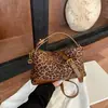 Bolso bandolera único con estampado de leopardo, bolso para el trabajo, nuevo bolso de hombro de moda 2026, bolso tote de gran capacidad, bolso con forma de dumpling
