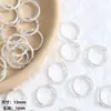 Cuentas Espaciadoras Huecas de Metal Plateado de Aleación Accesorios para Pulsera Collar Hecho a Mano DIY Materiales para Abalorios Al por Mayor
