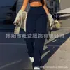 Venda Direta Europeia e Americana Nova Tendência Simples Harajuku Verão Novo Cintura Alta Casual Americano Roupa de Trabalho Calças Unissex