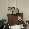 Bolso de Mujer de Gran Capacidad a la Moda para Viajar Nuevo Otoño 2025 Elegante Bolso de Hombro Bolso Tote para Estudiante Universitario