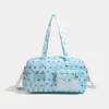Bolsa Ita de Ángel 2D Estilo Y2K Light Yabi Estampado de Estrella Coreana Abanico de Concierto Bolso Cruzado de Hombro Bolso de Muñeca