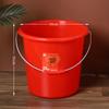 Plástico grande suprimentos para casa nova casamento balde vermelho balde feliz balde de inauguração casa vermelha balde de plástico balde de lavanderia balde atacado