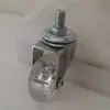 Ruedas de PU de 1.5 pulgadas Ruedas de patín de rueda de cristal universal de 2 pulgadas Rueda transparente de 3 pulgadas 4 pulgadas 5 pulgadas