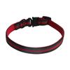 Aminger Nuevos Productos para Mascotas Cinta Reflectante Collar para Perro Hebilla Táctica Hebilla Cobra Collar para Perro