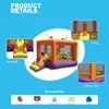 Mini castelo inflável com escorrega, trampolim inflável para crianças, adequado para uso doméstico e interno, suporta personalização OEM/ODM