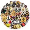 50 Novos Adesivos de Grafite de Boticário Retro Gótico Estilo Europeu Transfronteiriço Amazon Temu Adesivos Personalizados Criativos