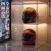 Caixa de Armazenamento de Capacete, Armário de Exibição de Capacete de Motocicleta, Caixa de Exibição de Capacete Fechado, Rack de Armazenamento de Equipamentos de Motocicleta, Suporte de Capacete