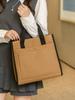 Bolso de Mano de Gran Capacidad para Comercio Exterior para Mujer 2025 Otoño e Invierno Nueva Moda Maletín Versátil Bolso Tote Casual para Viajeros