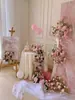 Decoración de Cumpleaños para Niña Adulta Rosa Estilo Pintura al Óleo Leche Escena Globo Fondo Simple Tablero Kt Papel de Belleza Industria