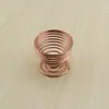 Suporte de Metal Cor Ouro Rosa para Esponja de Maquiagem Rack de Armazenamento para Esponjas de Maquiagem Suporte para Esponja de Maquiagem Gota d'Água Abóbora Venda no Atacado