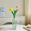Tulipán de textura de alta calidad flor artificial flor falsa adorno de arte floral decorativo de alto nivel realismo dropshipping