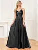 Nuevo Vestido Sexy de Satén con Tirantes, Espalda Descubierta, Largo Azul, Estilo Europeo y Americano de Amazon, Vestido de Noche para Dama de Honor para Mujeres