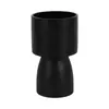 Vaso de flor de plástico em formato de taça de vinho, uso duplo, planta artificial interna, planta verde, ornamento decorativo, vaso de flor de melamina espessa