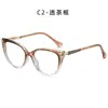 Armazones para Gafas Cat-Eye Anti-Luz Azul Tr90 de Moda Sudamericana Transfronterizos Armazones de Gafas Tendencia Venta al por Mayor en Stock