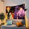 Tapiz de Anime One Piece Naruto Tela de Fondo para Sala de Transmisión en Vivo Tapiz de Pared Mercancía de Anime Lienzo