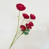 6 Cabezas de Rosas de Té, Exquisitas Rosas Pequeñas, Flores Artificiales, Decoración de Techo para Bodas, Flores Artificiales de Pie para Sala de Estar, Fabricantes Nórdicos al por Mayor