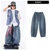 Roupas da Moda Street Dance Infantil, Trajes de Performance Hip-Hop para Meninos, Fantasias de Bateria para Crianças, Figurinos de Dança para Meninos