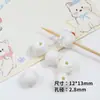 Garras de Gato Pintadas en Acrílico Cuentas Sueltas DIY Cadena de Teléfono Hecha a Mano Colgante para Llavero Accesorios de Joyería Materiales