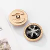 Botones Metálicos de Alta Gama para Abrigos Estilo Chanel, Gabardinas, Suéteres y Sacos; Concha Natural, Botones Vintage Exquisitos