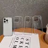 Adecuado para iPhone18Promax Ranura Transparente Adhesiva Funda para Teléfono DIY Apple 18 Ranura de Alta Transparencia TPU Funda Suave