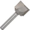 Cabo 6mm fresa para marcenaria faca de escultura ferramenta faca de limpeza de fundo de canto invertido de madeira cabeça de corte ferramenta para máquina de gravação por computador cnc