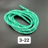 Serie Miu Cuerda Trenzada DIY de 5 mm Cuerda Redonda de Punto de Salto Colorida Cuerda para Bolso Intercolorido Ropa Cinturón Cuerda Sudadera Cordón para Zapatos