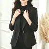 Blazer para Mujer 2026 Nuevo Estilo Otoñal para Mujeres Petites, Versión Coreana, Gama Alta, Elegante, Corte Entallado, Blazer para Ir al Trabajo