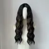 Comercio exterior transfronterizo Europa y Estados Unidos negro cabello largo rizado peluca africana cabeza explosiva fibra química seda de alta temperatura tocado AliExpress