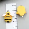 Colgante de Resina de Girasol Margarita Creativa Abeja DIY Accesorios de Joyería Hechos a Mano Pendientes Collar Llavero Colgante