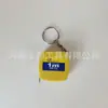 Venta al por mayor de fábrica cinta métrica mini de acero de alta calidad color negro puro 1 metro regla de cinta de acero regalo de publicidad con logo