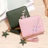 2024 Nuevo Monedero para Mujer Niños Estudiante Cremallera Pequeño Portatarjetas Procesamiento y Personalización Exportación Transfronteriza Carteras