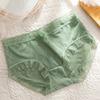 Nova Roupa Íntima de Renda Seda Gelo para Mulheres Cintura Média Tamanho Grande Sexy Respirável Antibacteriana Algodão Virilha Calcinhas para Meninas