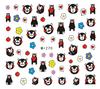 Desenho Animado Nova Marca d'Água Adesivos Nail Art E-commerce Transfronteiriço Nail Art Marca d'Água Desenho Animado Menina Bonita Fofos Adesivos Nail Art