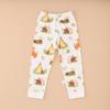 Nuevos Pantalones de Algodón Otoñales Clase Niños para Niños y Niñas, Pijama Base para Casa Primavera y Otoño, Pantalones de Cintura Plana Absorbentes de Sudor y Transpirables