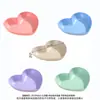 Plato Grande en Forma de Corazón Plato para Escupir Huesos Paja de Trigo Hogar Creativo Famoso en Internet ins Plato de Plástico para Fruta Plato Pequeño de Color para Condimentos