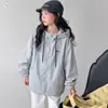Chaqueta con capucha casual nueva de otoño 2026 para niñas, abrigo cortavientos exterior para niños, chaqueta versátil para estudiantes