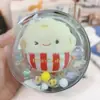 Bolsa de almacenamiento redonda de PVC de 14 cm, bolsa transparente a prueba de polvo para exhibir muñecos de algodón para paseos de bebés, cajas ciegas, directo del fabricante