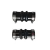 Conector Especial Macio para Tubo Quadrado 22mm para Bebedouros de Frango de Fazenda, Conector de Tubo Quadrado, Acessórios de Fixação com Grampo de Aço Inoxidável
