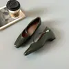 Zapatos retro estilo francés Mary Jane para mujer, nuevo modelo primavera y otoño 2026, zapatos de tira única de corte bajo con tacón grueso y punta cuadrada