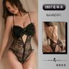 Lan Gui Spinning Lencería Sexy de Verano Sexy Encaje Suspensor Enterizo Uniforme Tentación Pasión Traje 2807
