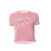 Camiseta de verano con cuello redondo y manga corta con estampado de ombligo para mujer, estilo informal, estilo europeo y americano