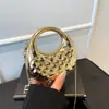 Nova Bolsa Transfronteiriça Shell Crescent de Acrílico com Padrão de Diamante 2026, Mini Bolsa para Festas, Clutch Colorido e Bolsa Pequena Transversal