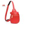 2024 Nueva Bolsa para Teléfono Móvil Personalidad Tendencia de Moda Ins Bandolera Pechera Cuero PU para Mujer Bolsa Deportiva para Exterior Bolsas